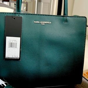 KARL LAGERFELD GREEN PURSE